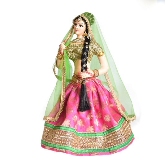 Handmade Doll: Traditional Rajasthani Woman